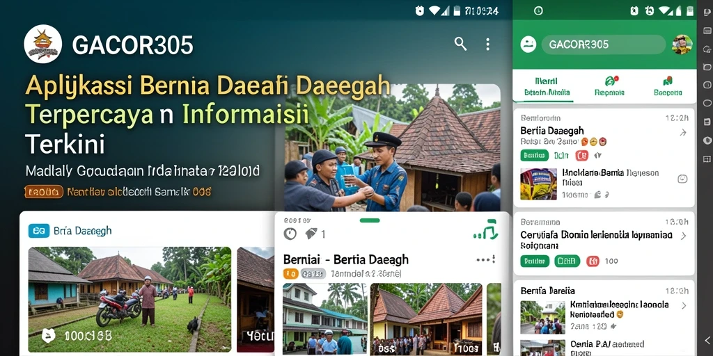 Antarmuka pengguna aplikasi GACOR305 yang informatif dan menarik.