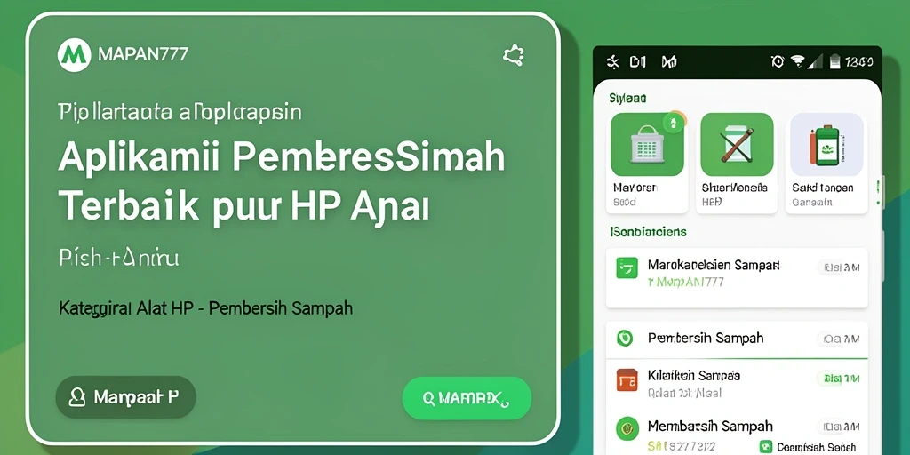 Tampilan antarmuka MAPAN777 yang intuitif dan mudah digunakan.