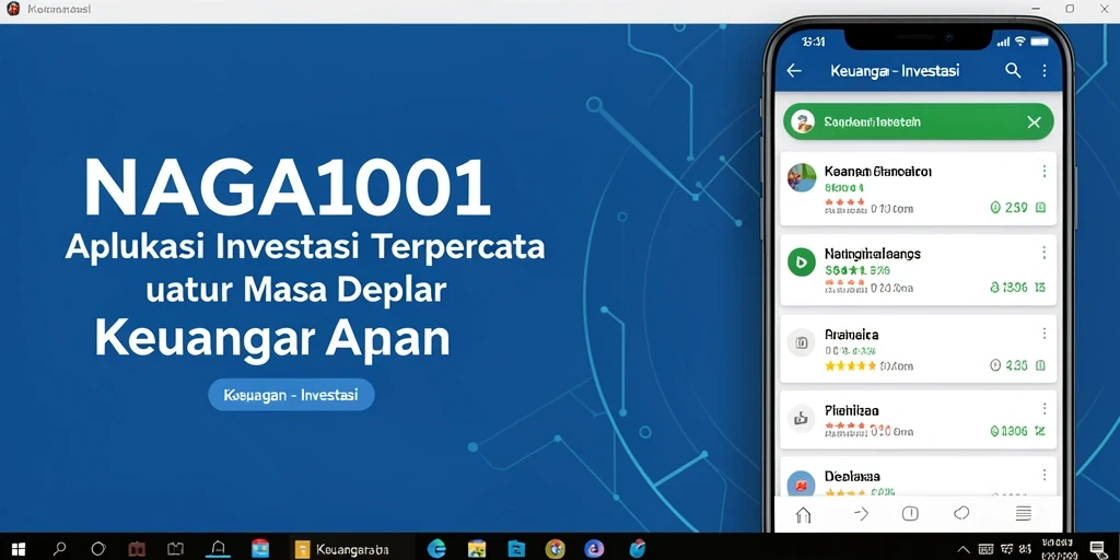 Antarmuka NAGA1001 yang modern dan fungsional untuk investasi.